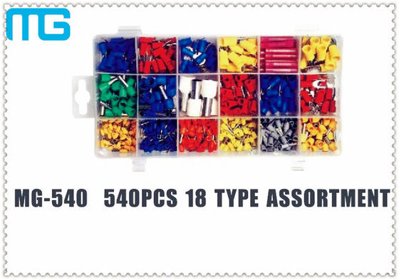 چین TE E رنگارنگ کیت ترمینال طبقه بندی MG-540 540 عدد سفارشی 18 انواع تامین کننده