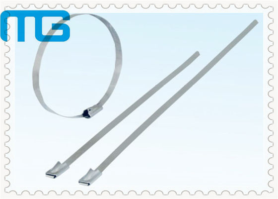 چین 304 توپ قفل ضد زنگ کراوات کابل، خود قفل زیپ قابل استفاده مجدد کابل لوازم جانبی کابل تامین کننده